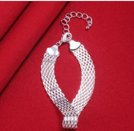 925 silver woven bracelet