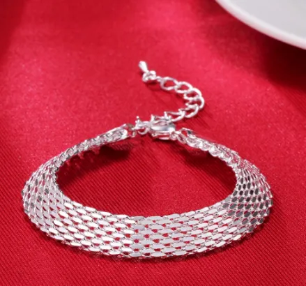 925 silver woven bracelet
