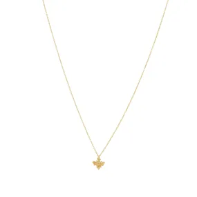 Bee Florai Necklace - Gold