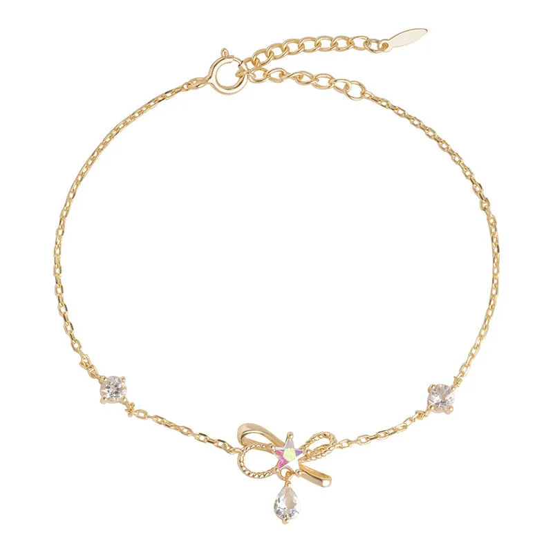 Bow-knot Zircon Delight Bracelet