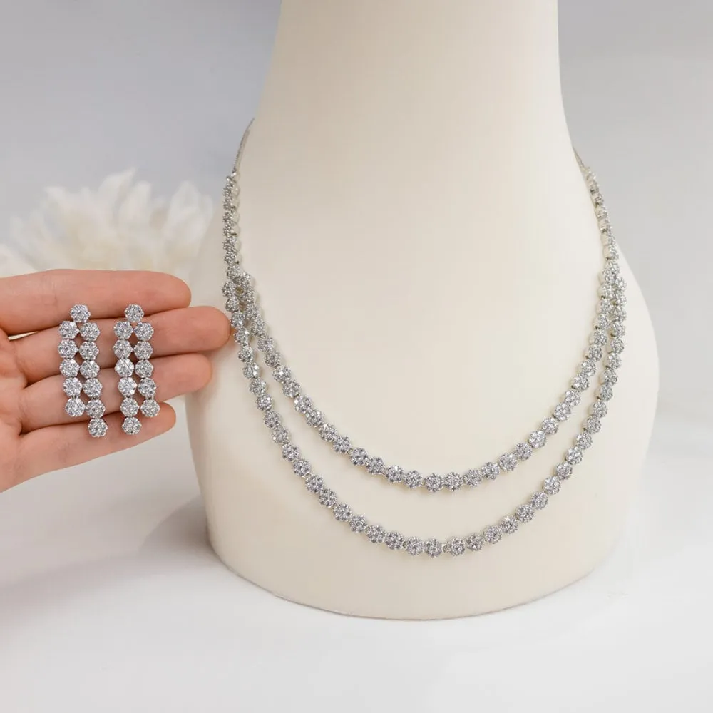 Bridal Necklace and Earring Set