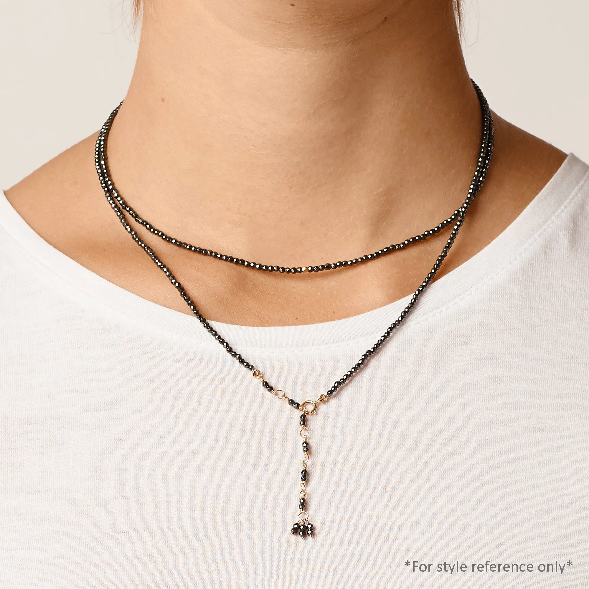 Brown Zircon Wrap Bracelet - Necklace