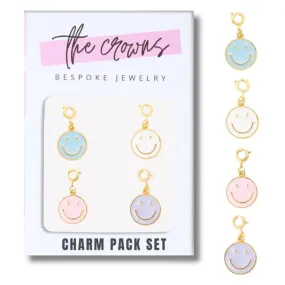Charms Set - Colored Smiles
