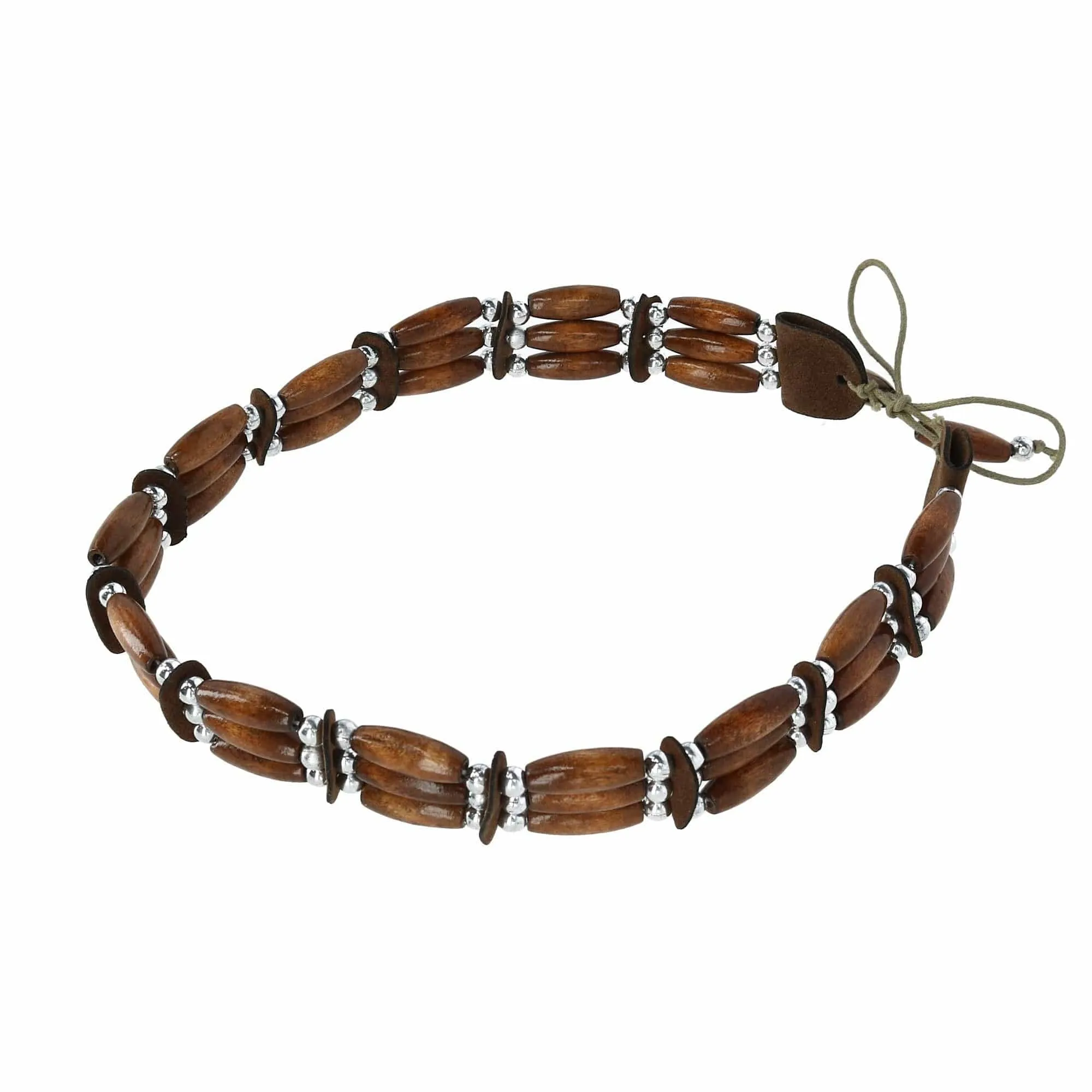 CTM® Beads and Various Accents Hat Band with Ties