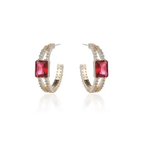 Cubic Zircon CZ Fashion Earrings for Wedding, Crystals Earring for Bride, Women Girl Birthday Party Jewelry CE11474