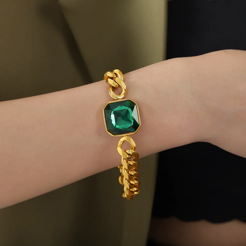 Customized Niche Cross-border Titanium Steel Bracelet Jewelry for Women