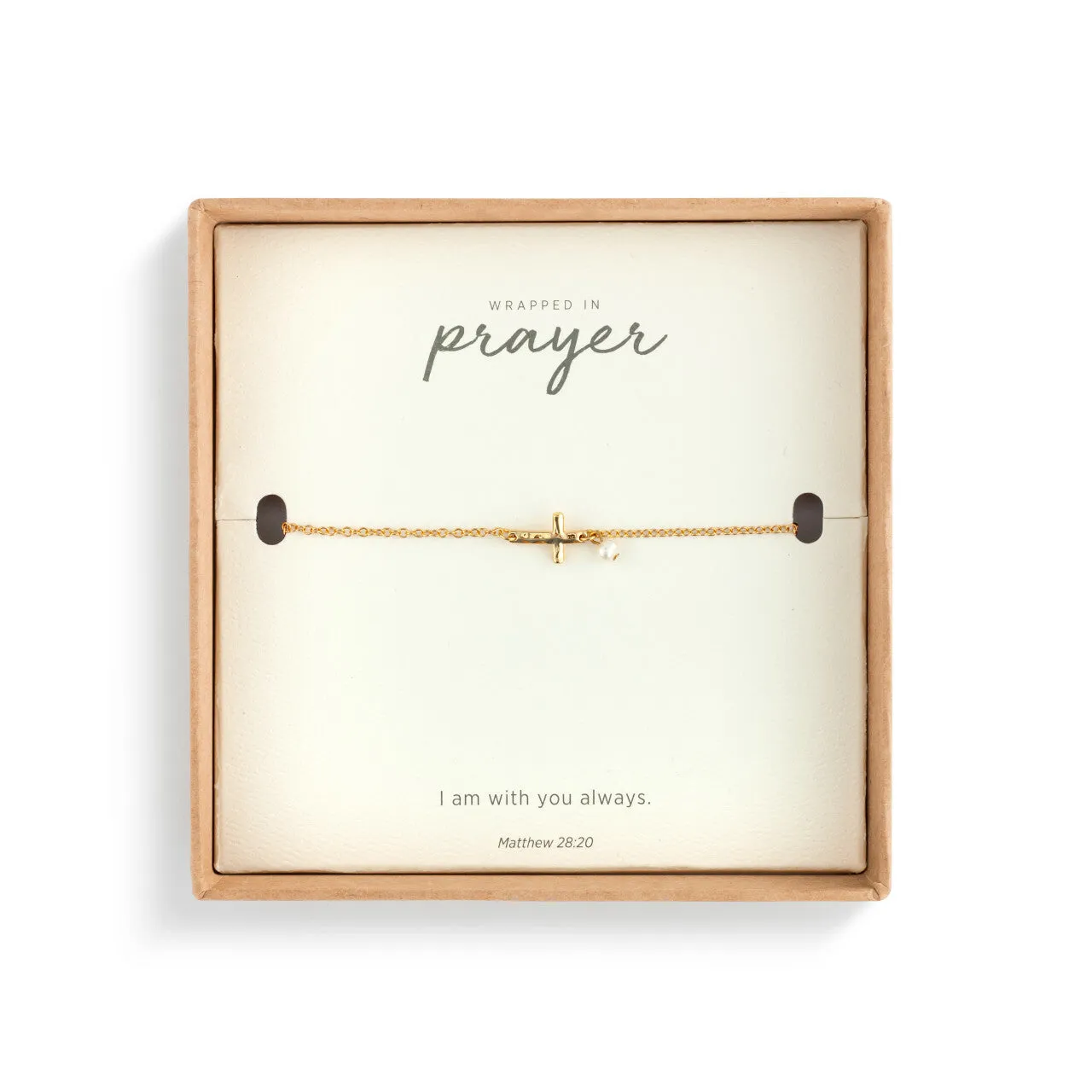 Dainty Cross Bracelet - Silver/Gold