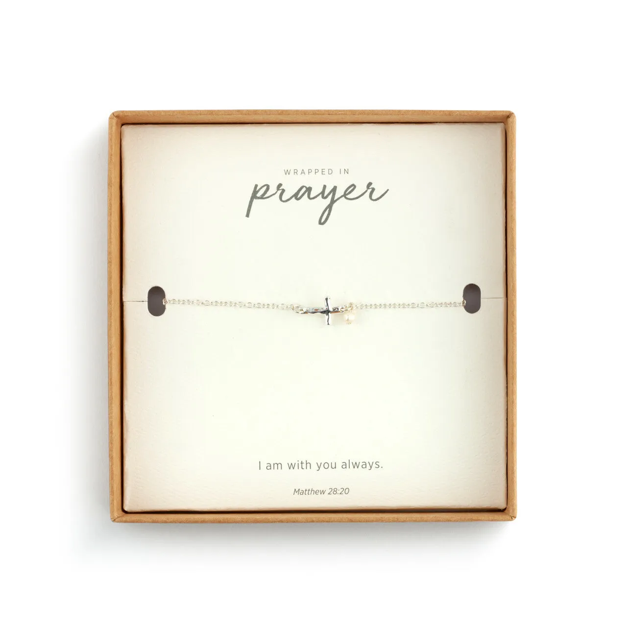 Dainty Cross Bracelet - Silver/Gold