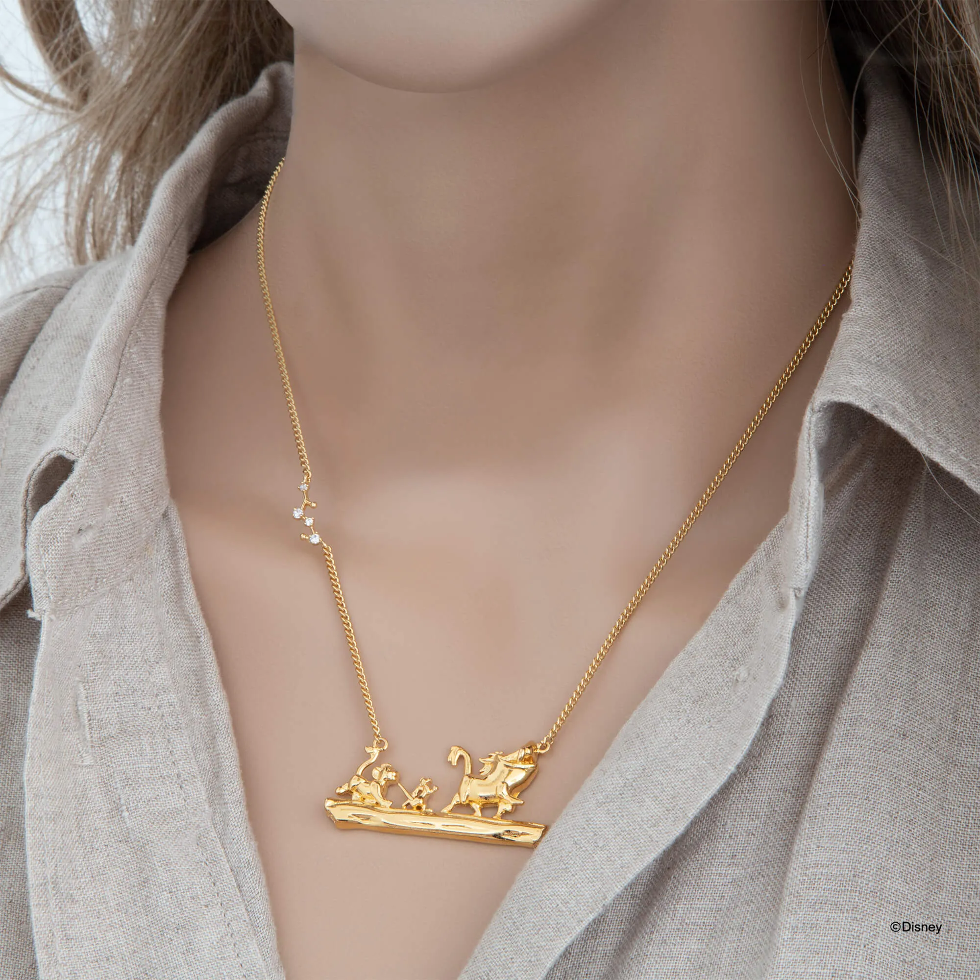 Disney Necklace Diamante No Worries