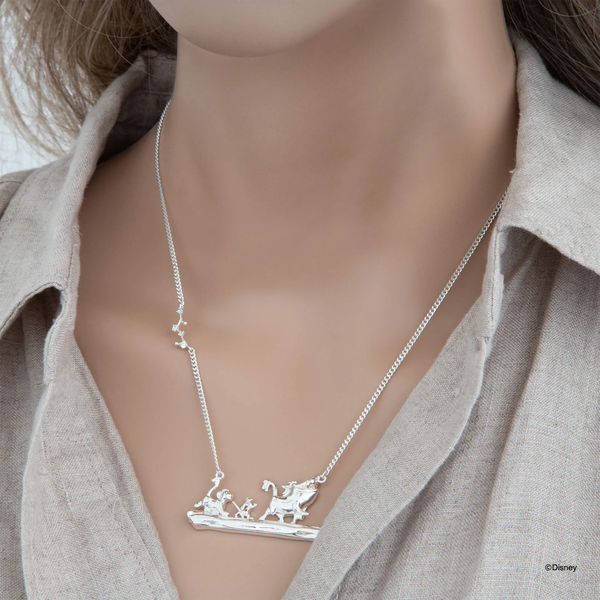 Disney Necklace Diamante No Worries