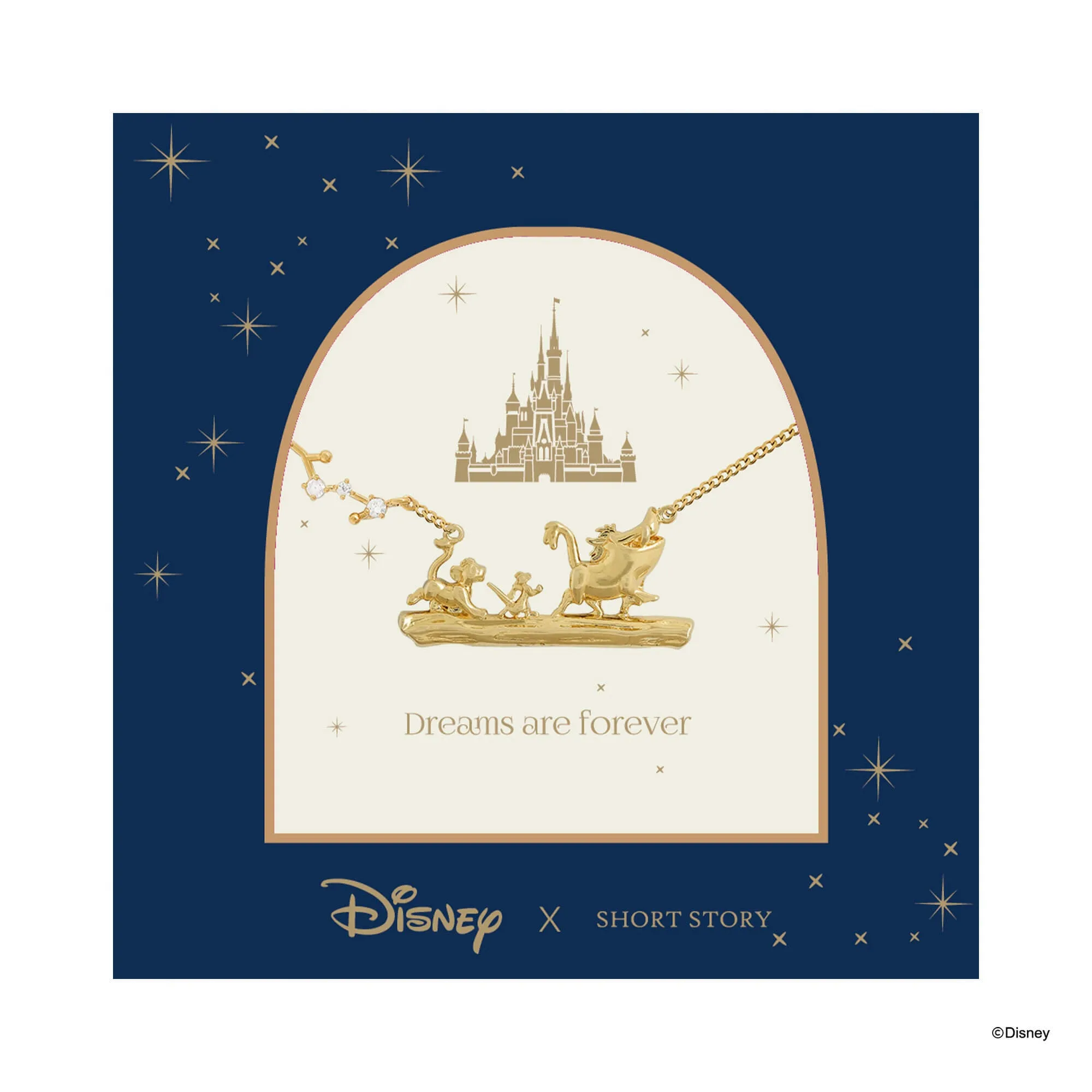 Disney Necklace Diamante No Worries