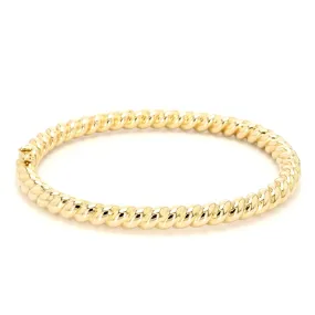 Gold Twist Bangle