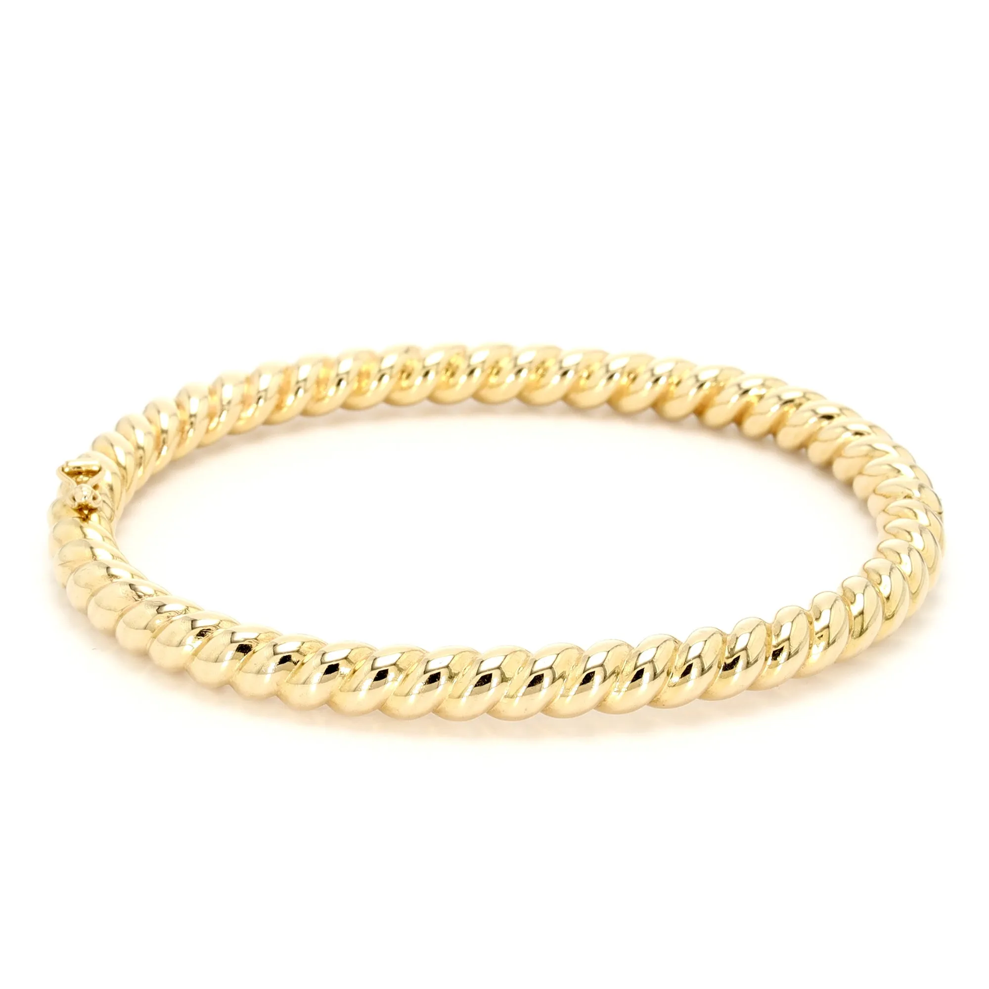 Gold Twist Bangle
