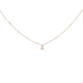 INITIAL NECKLACE - GOLD 14K