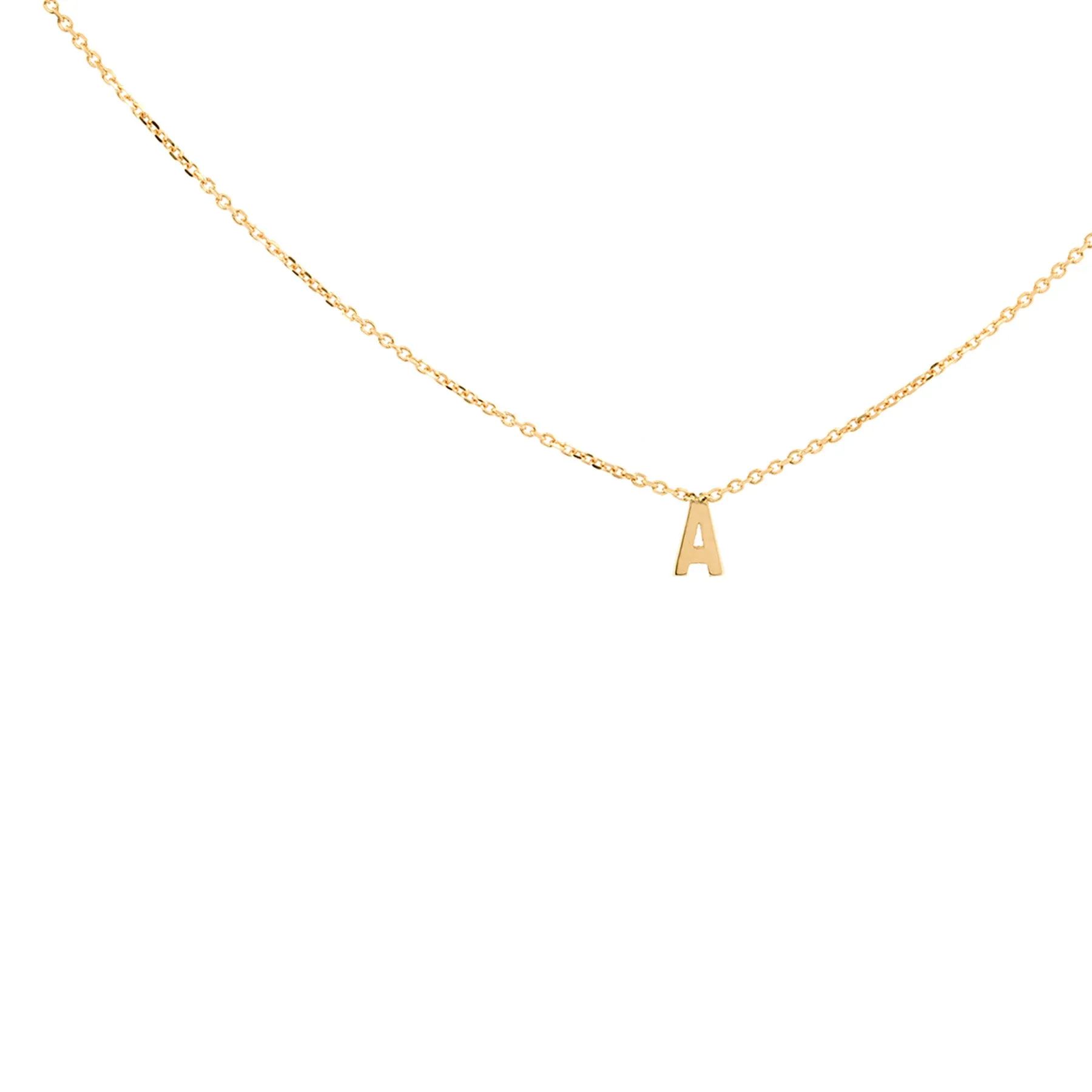 INITIAL NECKLACE - GOLD 14K