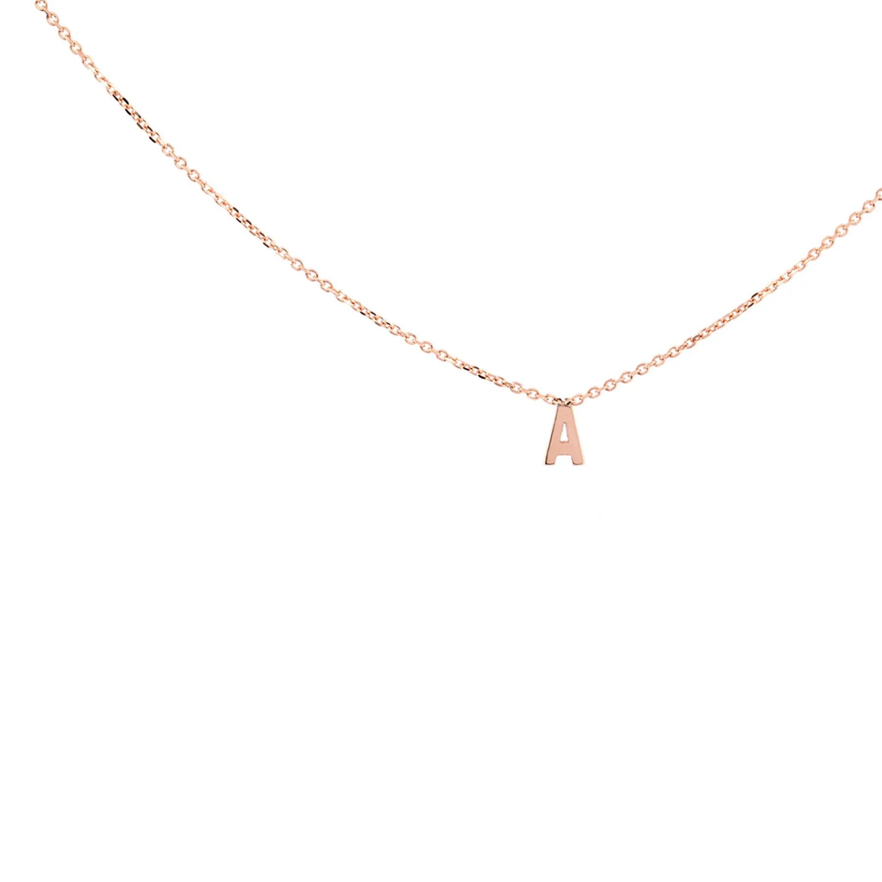 INITIAL NECKLACE - GOLD 14K