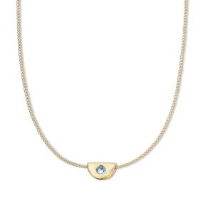 MARCH BIRTHSTONE NECKLACE
