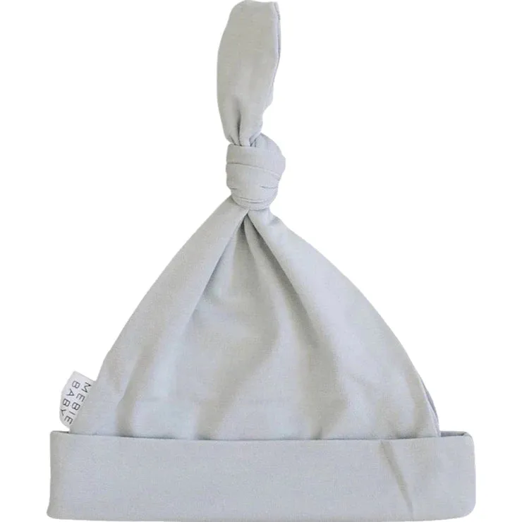 Mebie Baby Bamboo Knot Hat - Stone