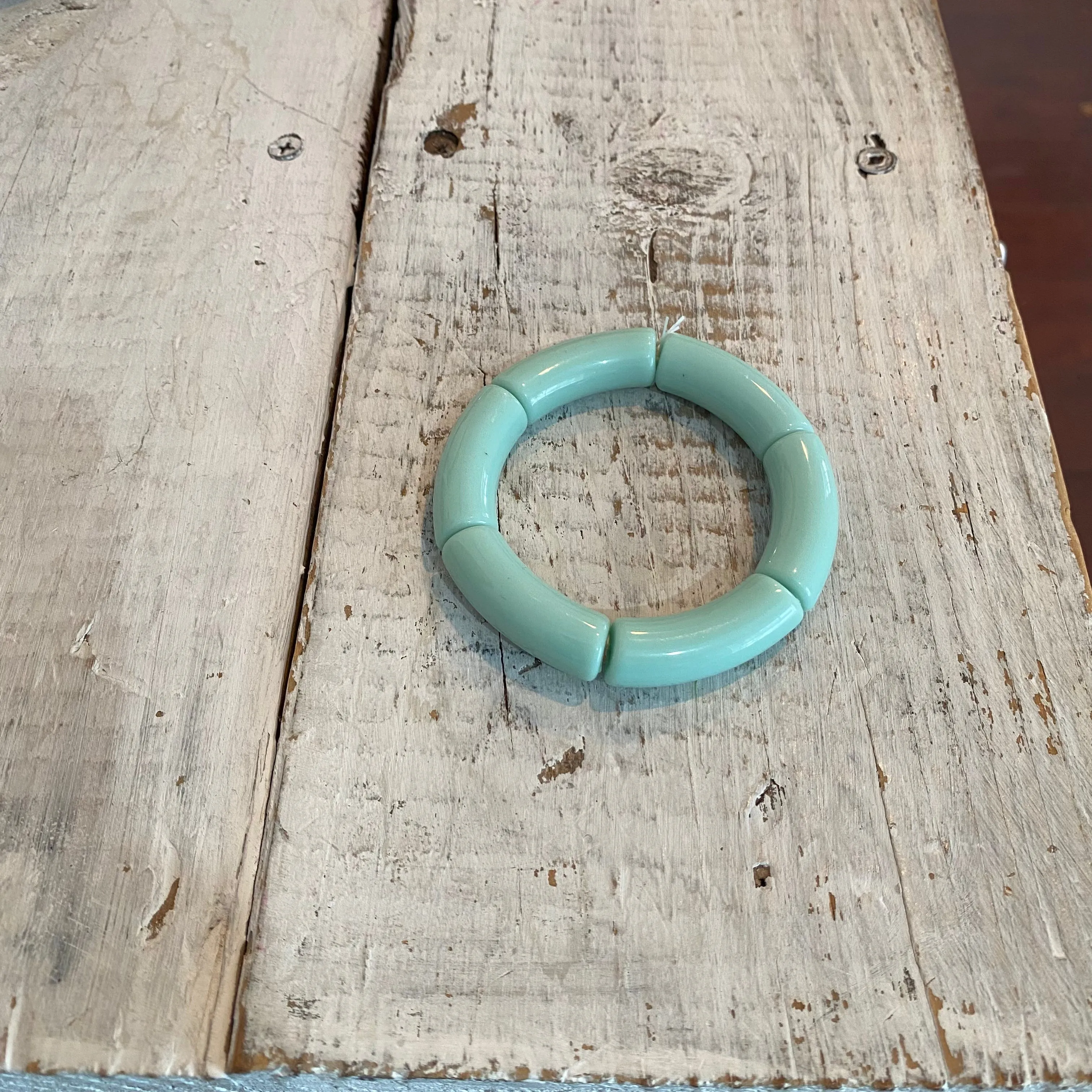 mint cellulose bracelet