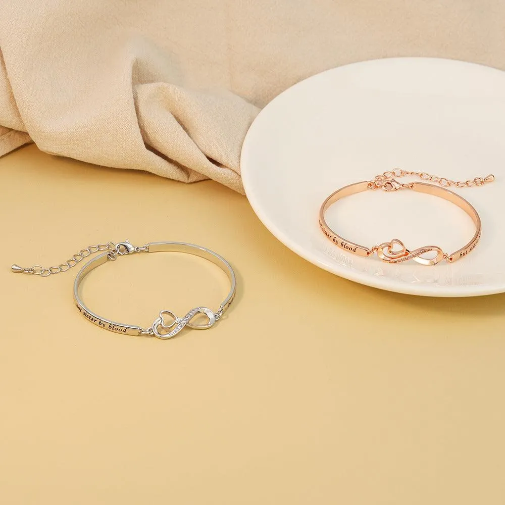 No Sister By Blood But Sister By Heart" Bracelet