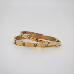 Ollie Solitaire Bangle Bracelet