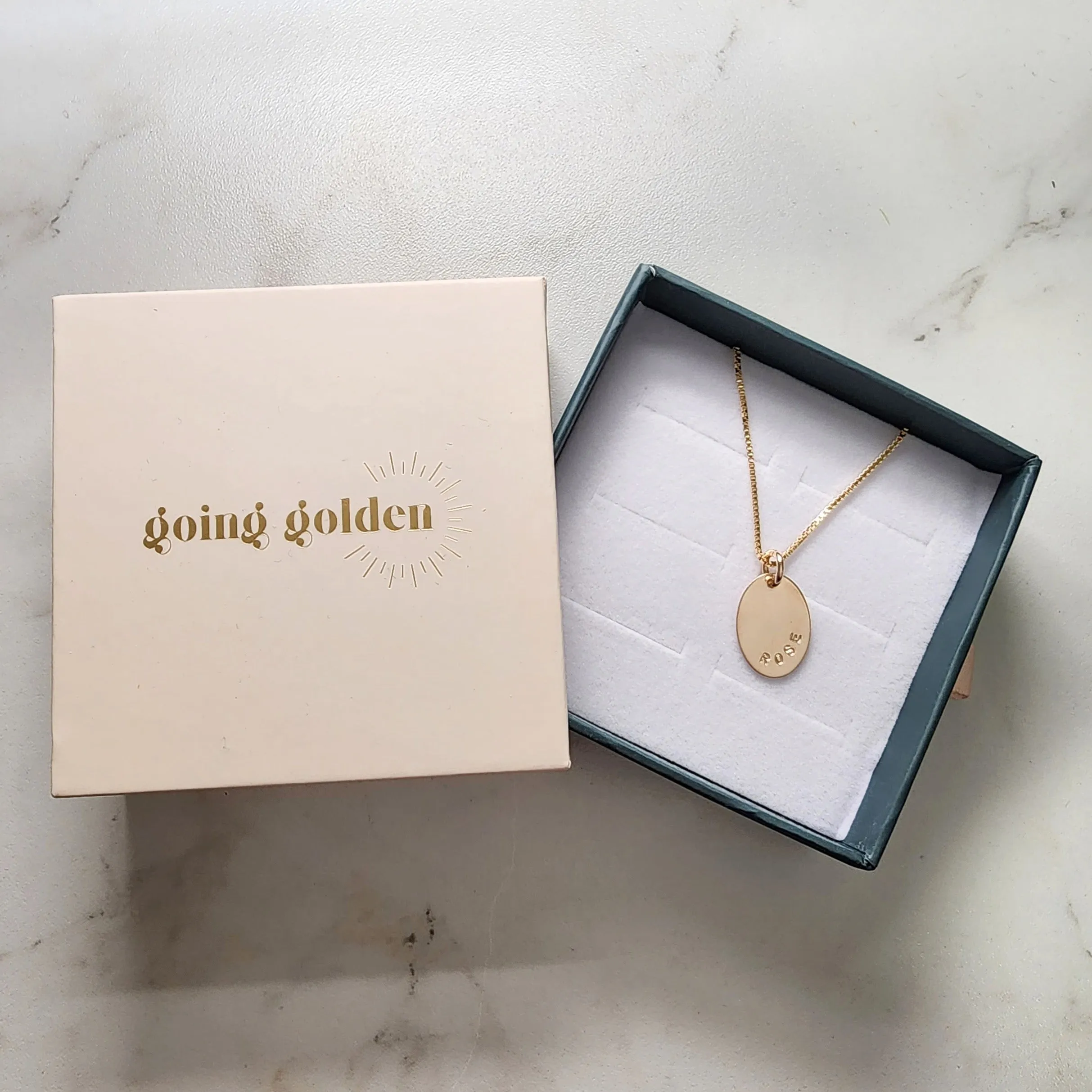 Oval Name Necklace