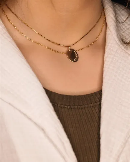 Oval Name Necklace
