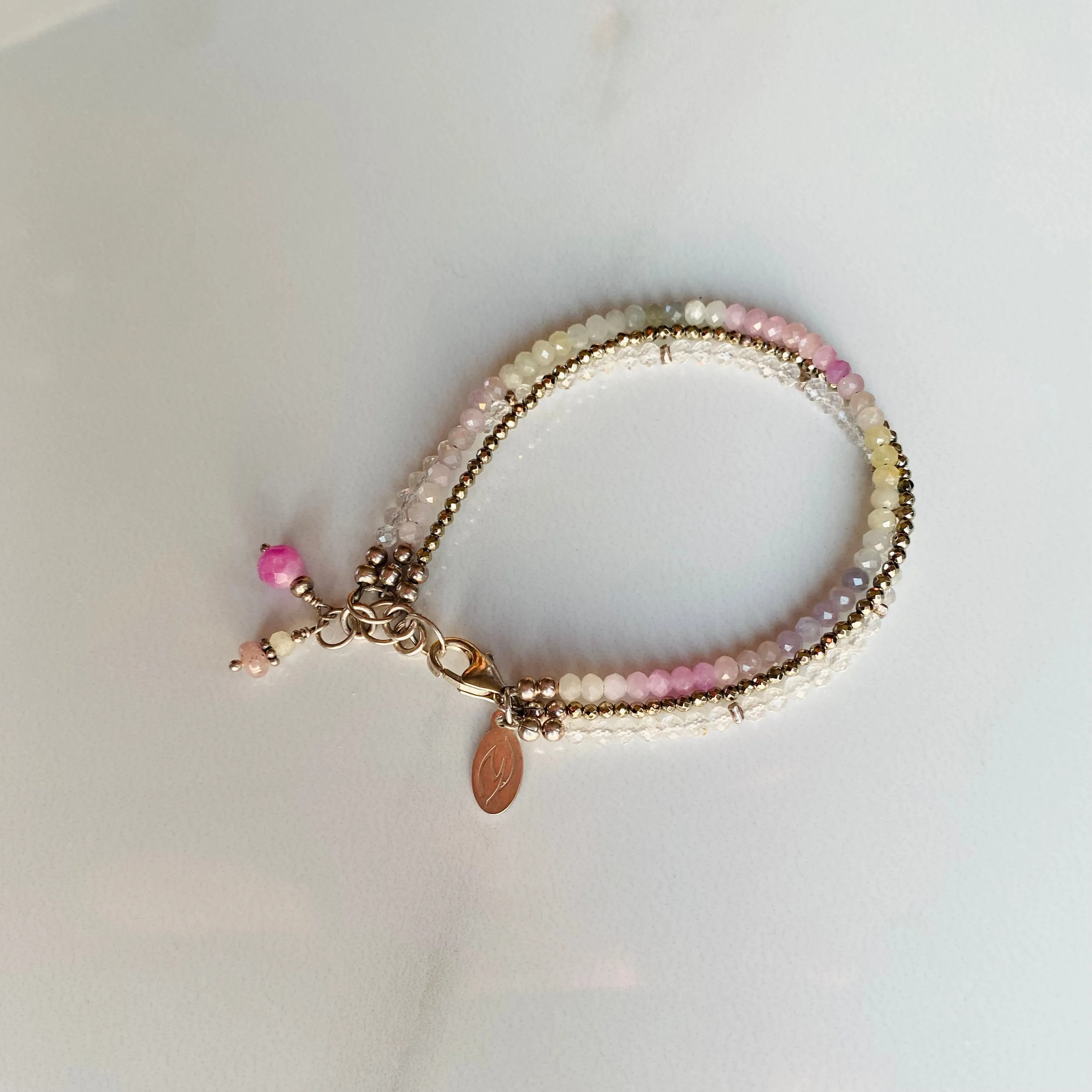 Pastel Sapphire & Topaz Bracelet