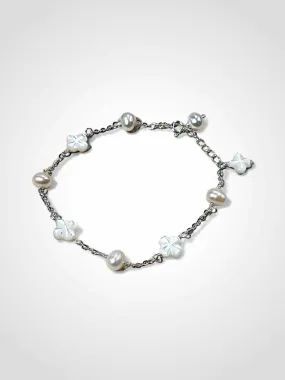 Pearl Charm Bracelet