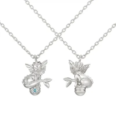 [Pokémon]Vaporeon & Pokéball necklace platinium