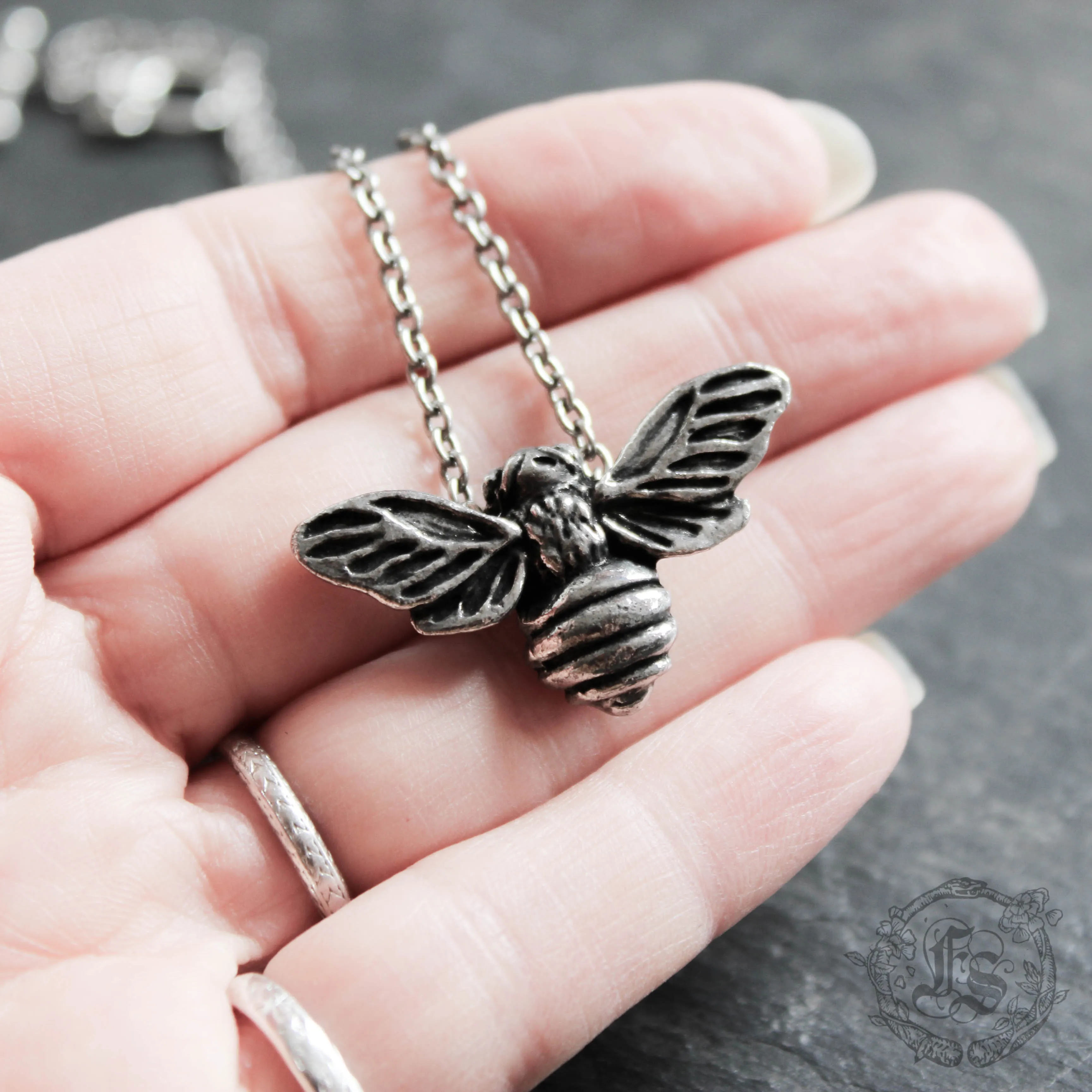 Queen Bee Pendant Necklace