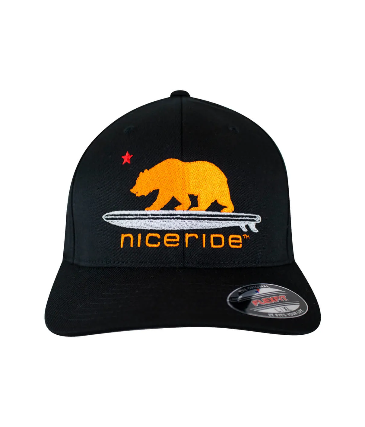 "Hang 20 - Neon Orange" Classic Flexfit Baseball Cap