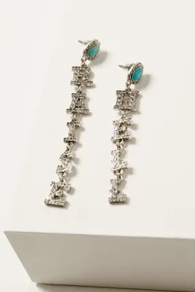 Raise Hell Rhinestone Earrings