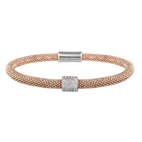 Rose Gold Bracelet 1 Cluster