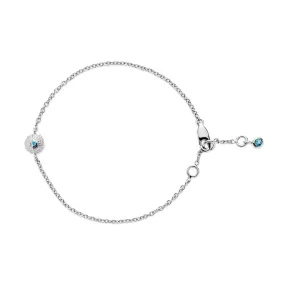 Sea Urchin Treasure Bracelet in Silver