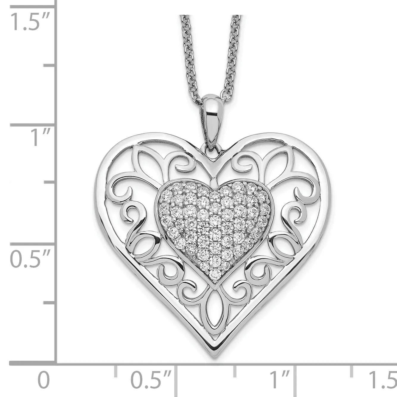 Sterling Silver To My Daughter Necklace