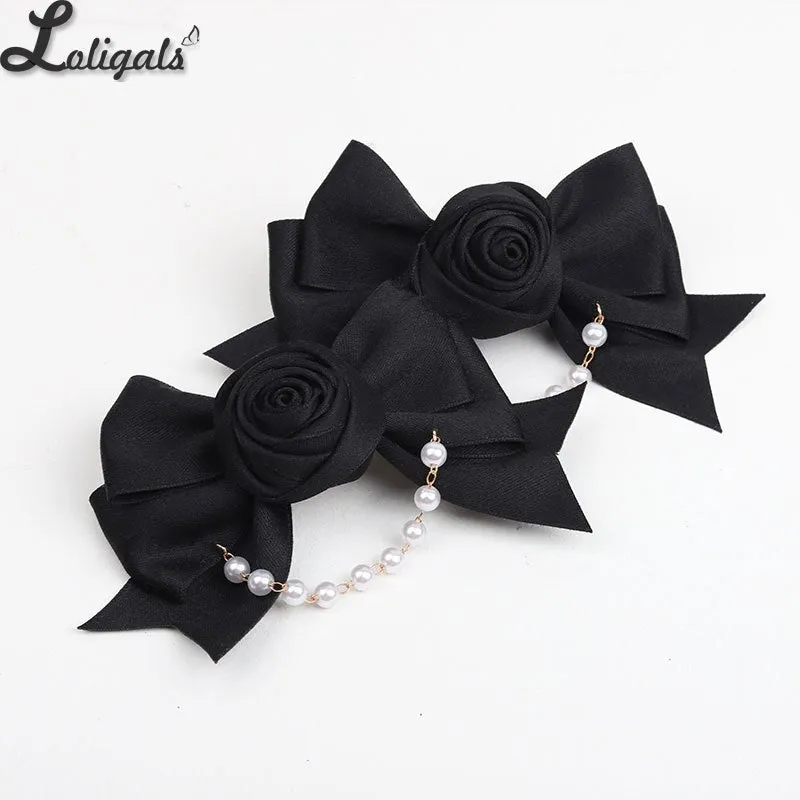 Sweet Black Mini Top Hat Cute Lolita Headpiece