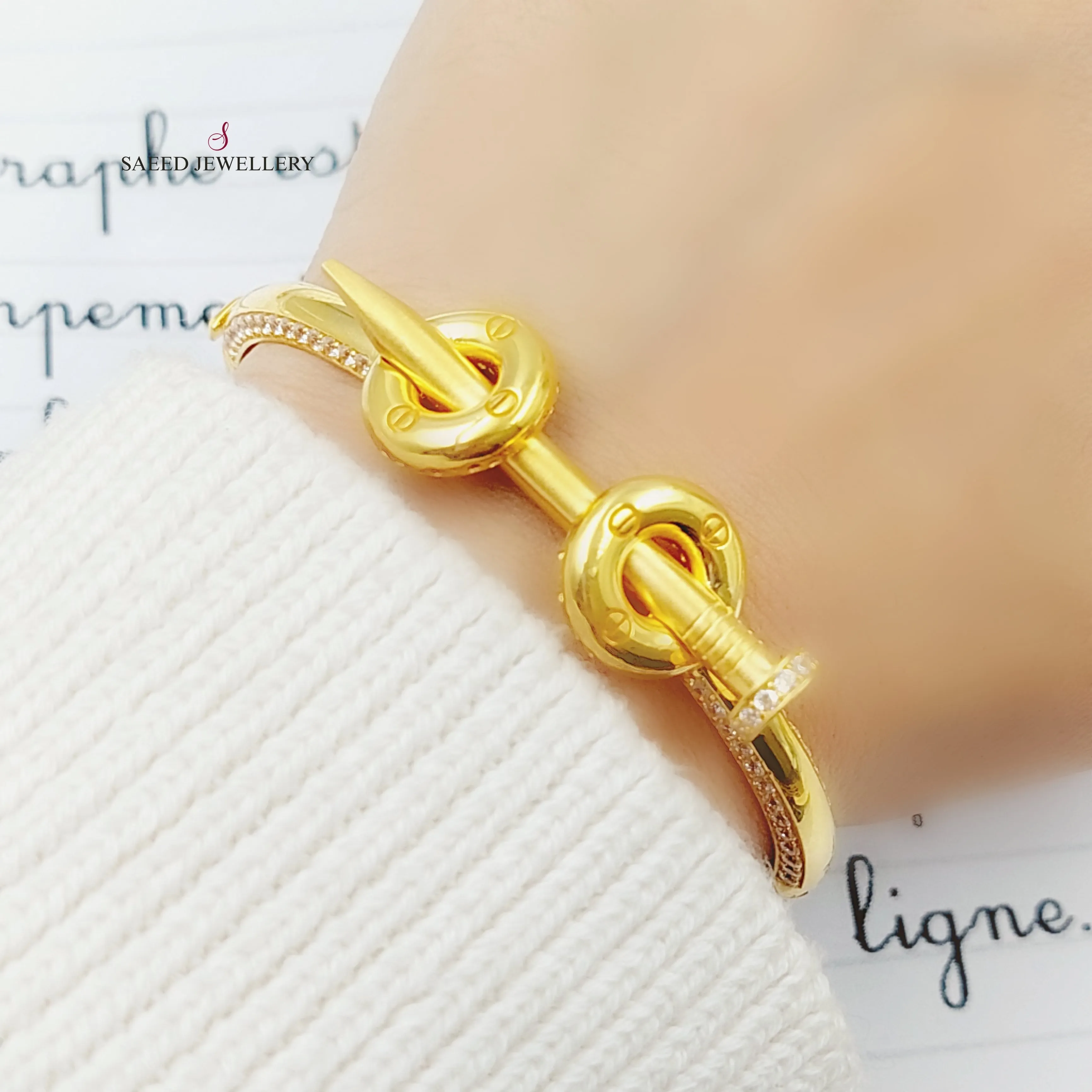 Turkish Nail Bangle Bracelet