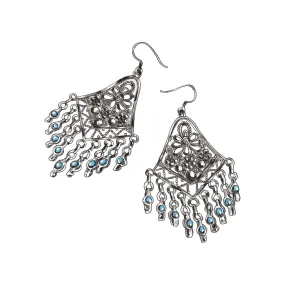 Turquoise Beaded Earrings