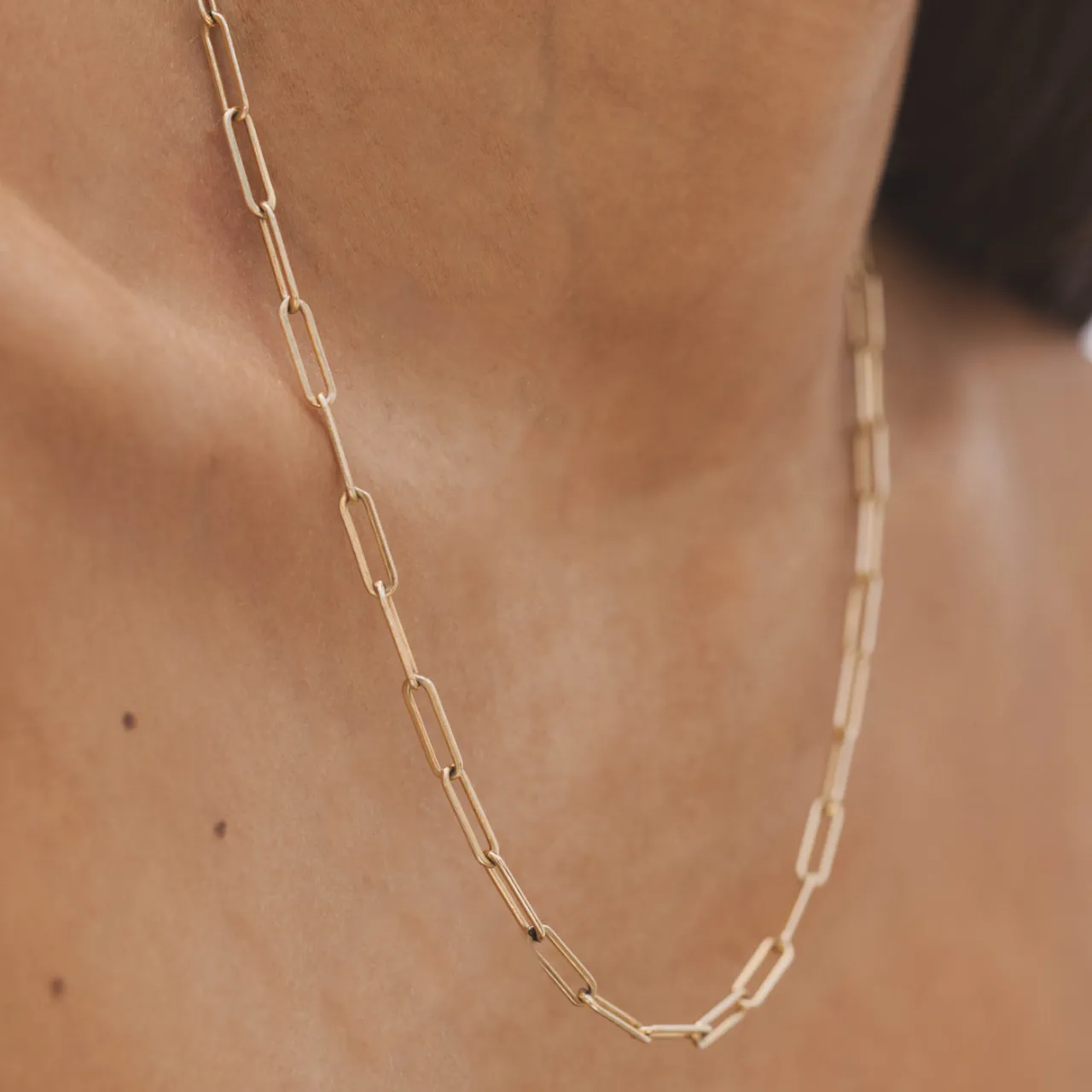 Yves Chain Necklace - Gold