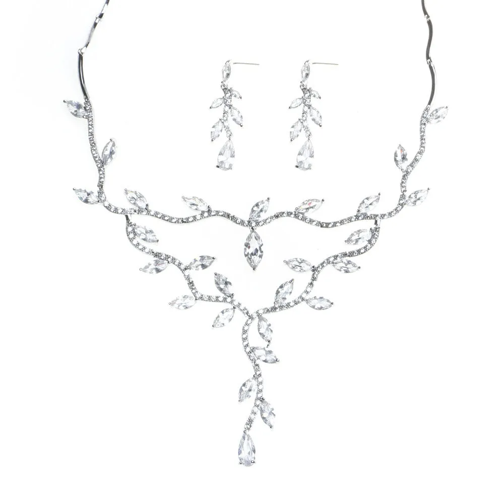 Zircon Necklace Bride Set In Europe And America